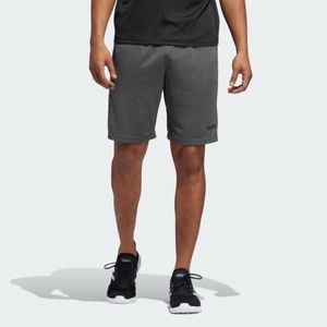 New Adidas Men's Carbon Gray Athletic Shorts
